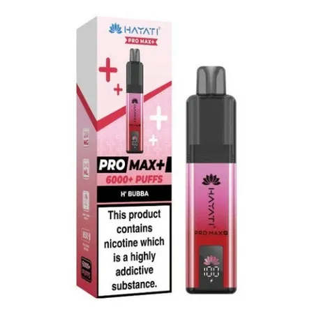 hayati pro max plus 6000 puffs box of 5